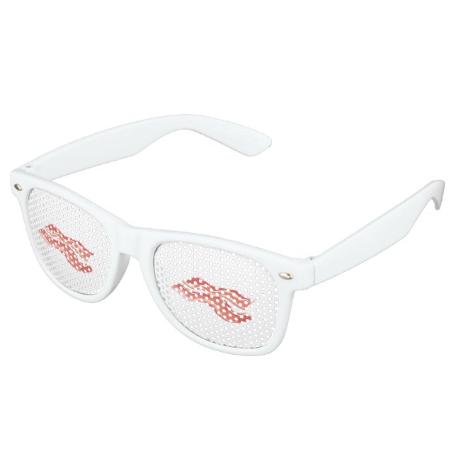 Gafas De Fiesta Retro Bacalao de Glitch Food (Ángulo)
