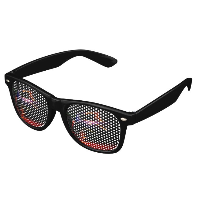 Gafas De Fiesta Retro baile de auto púrpura (Ángulo)