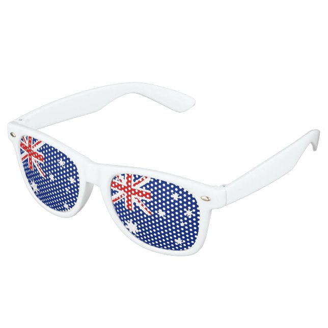Gafas De Fiesta Retro Bandera de Australia (Ángulo)
