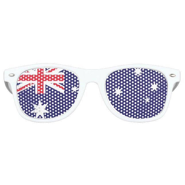 Gafas De Fiesta Retro Bandera de Australia (Anverso)