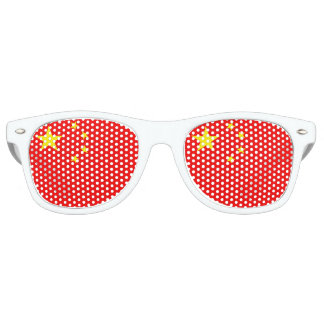 Gafas De Fiesta Retro Bandera de China