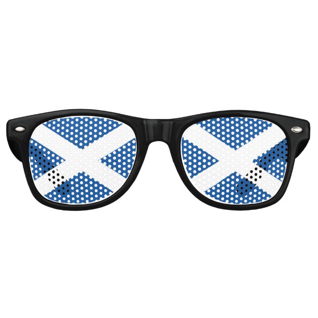 Gafas De Fiesta Retro Bandera de Escocia (Anverso)