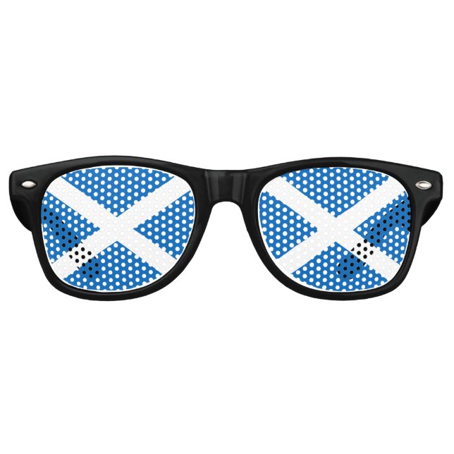 Gafas De Fiesta Retro Bandera de Escocia (Anverso)
