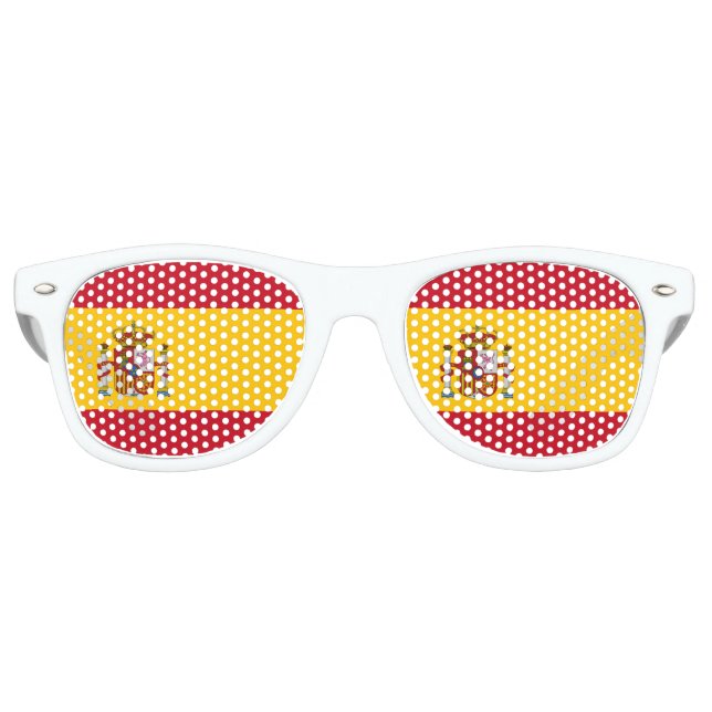 Gafas De Fiesta Retro Bandera de España (Anverso)