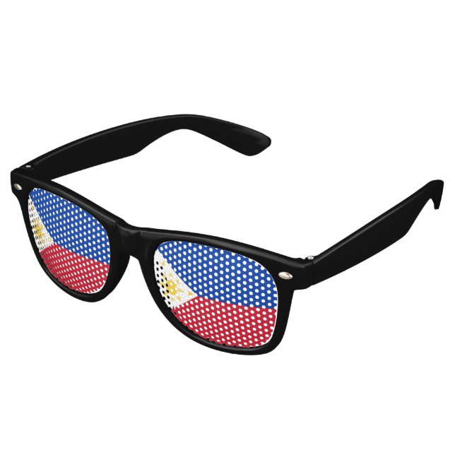 Gafas De Fiesta Retro Bandera de Filipinas (Ángulo)