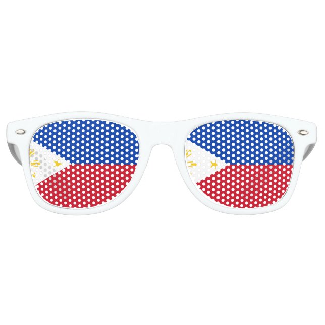 Gafas De Fiesta Retro Bandera de Filipinas (Anverso)