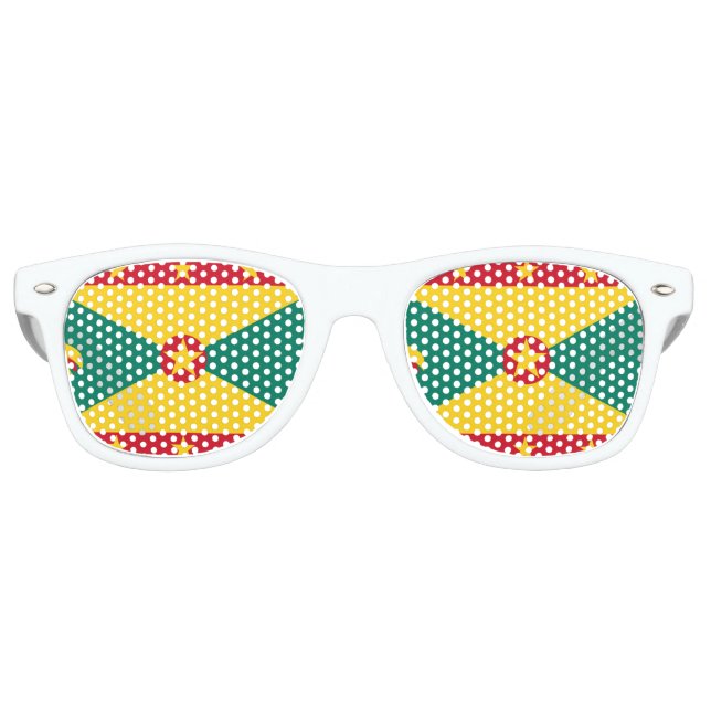 Gafas De Fiesta Retro Bandera de Granada (Anverso)