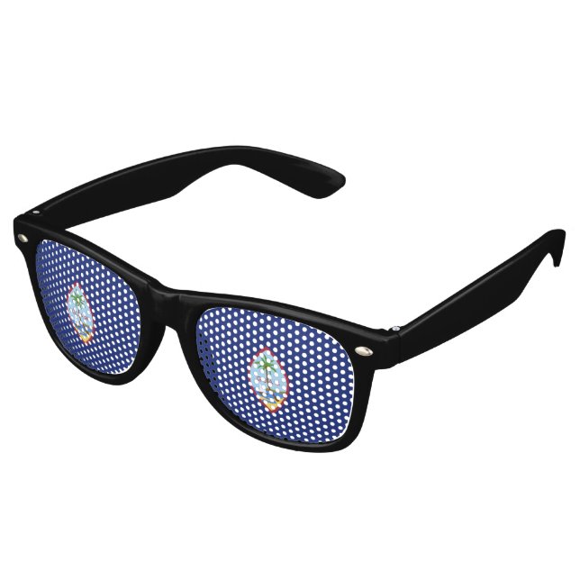Gafas De Fiesta Retro Bandera de Guam (Ángulo)