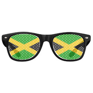 Gafas De Fiesta Retro Bandera de Jamaica