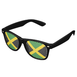 Gafas De Fiesta Retro Bandera de Jamaica