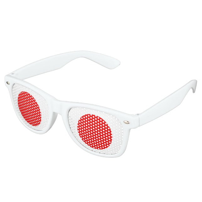 Gafas De Fiesta Retro Bandera de Japón (Ángulo)
