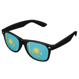 Gafas De Fiesta Retro Bandera de Kazajistán