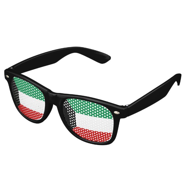 Gafas De Fiesta Retro Bandera de Kuwait (Ángulo)