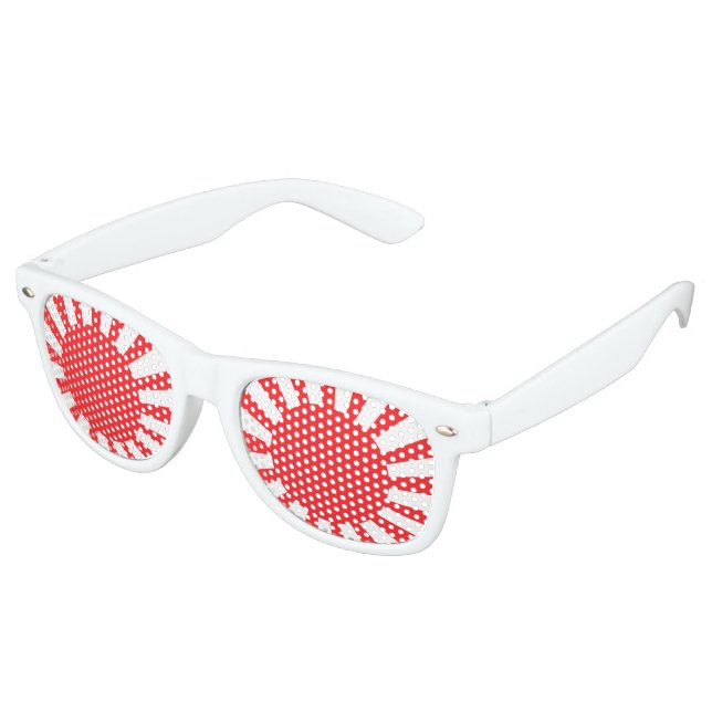 Gafas De Fiesta Retro Bandera de la marina japonesa (Ángulo)