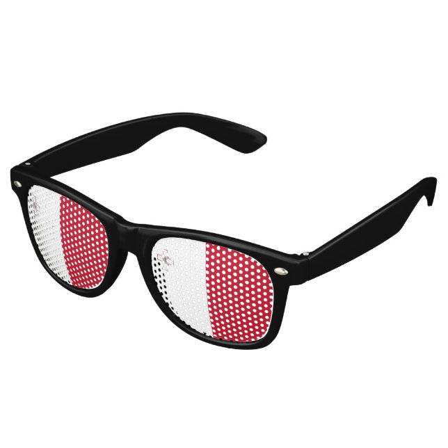 Gafas De Fiesta Retro Bandera de Malta (Ángulo)