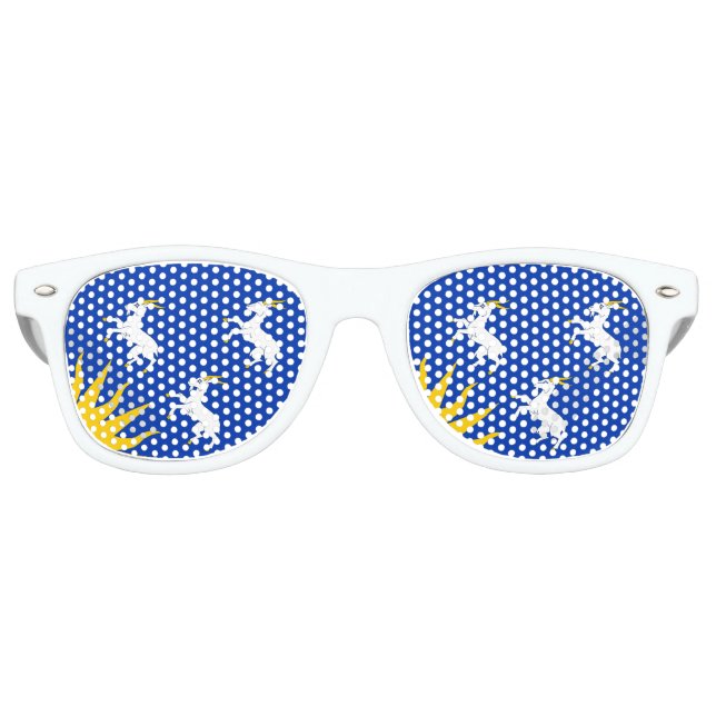 Gafas De Fiesta Retro Bandera de Merionethshire (Anverso)
