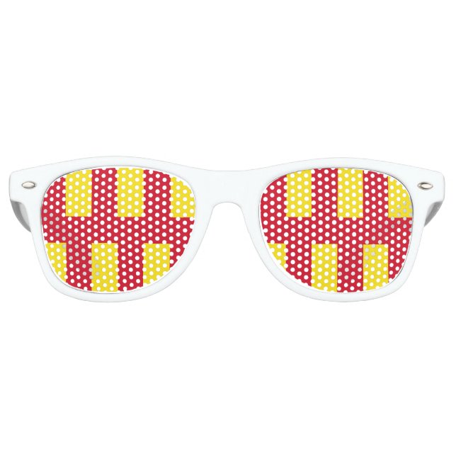 Gafas De Fiesta Retro Bandera de Noruega (Anverso)