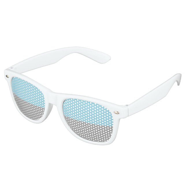 Gafas De Fiesta Retro Bandera de Orgullo Autosexual (Ángulo)