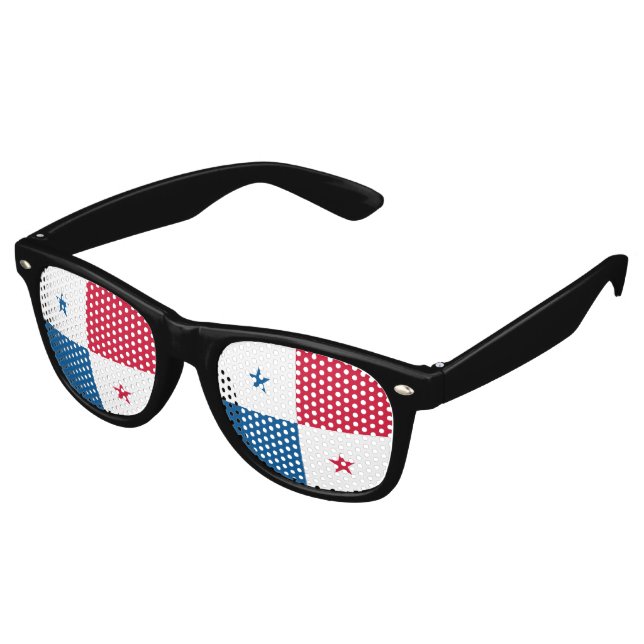 Gafas De Fiesta Retro Bandera de Panamá (Ángulo)