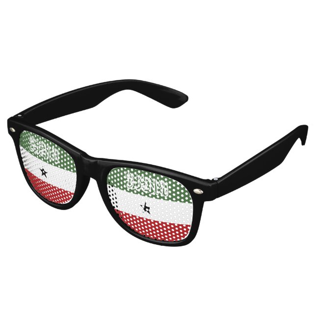 Gafas De Fiesta Retro Bandera de Somaliland (Ángulo)