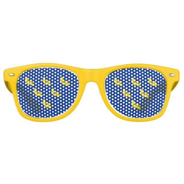 Gafas De Fiesta Retro Bandera de Sussex (Anverso)
