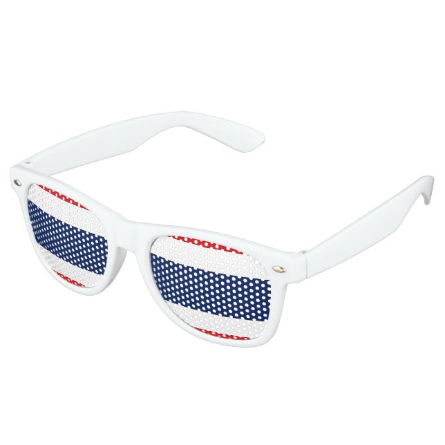 Gafas De Fiesta Retro Bandera de Tailandia (Ángulo)
