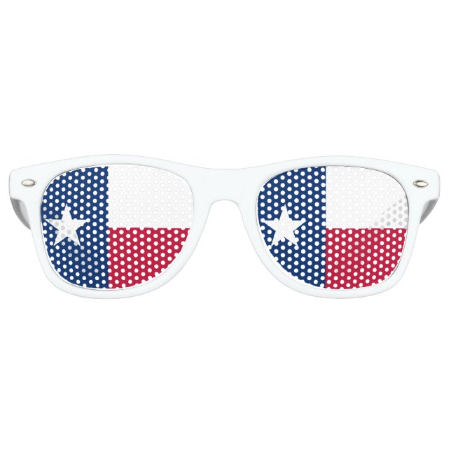 Gafas De Fiesta Retro Bandera de Texas (Anverso)