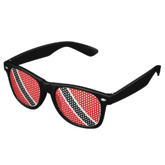 Gafas De Fiesta Retro Bandera de Trinidad y Tobago