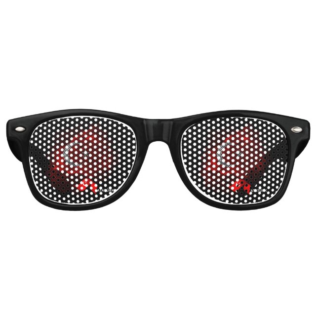 Gafas De Fiesta Retro Bandera de Turquía (Anverso)