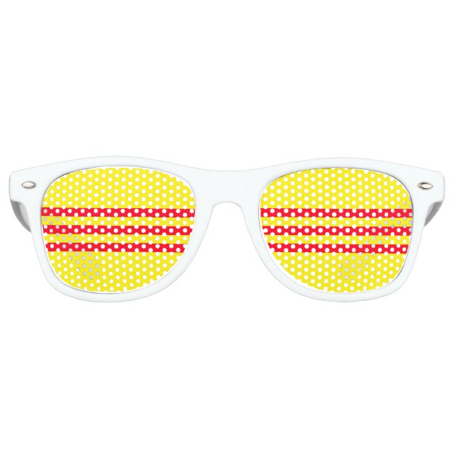 Gafas De Fiesta Retro Bandera de Vietnam del Sur (Anverso)