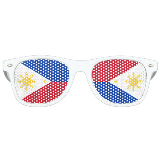 Gafas De Fiesta Retro Bandera filipina de Filipinas