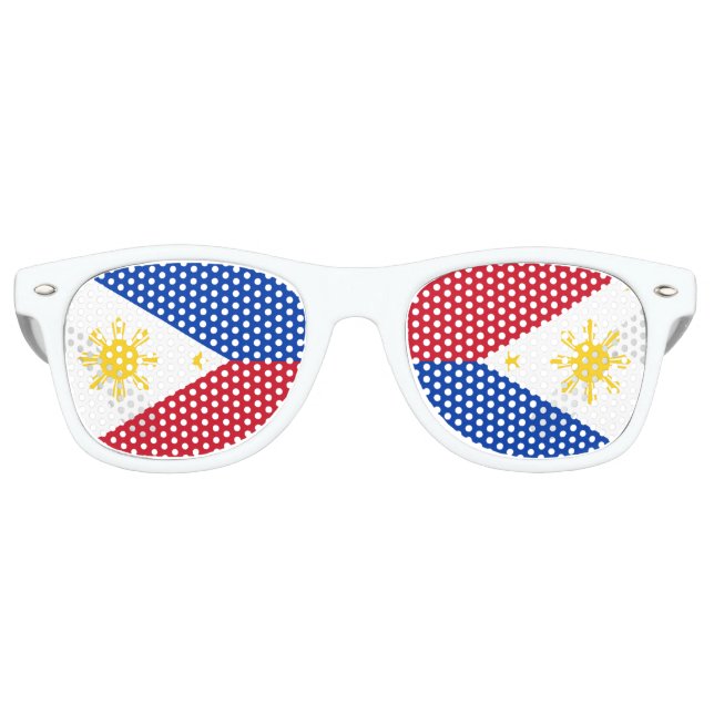 Gafas De Fiesta Retro Bandera filipina de Filipinas (Anverso)