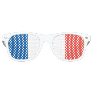 Gafas De Fiesta Retro Bandera francesa