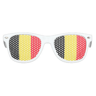 Gafas De Fiesta Retro Bandera nacional de Bélgica