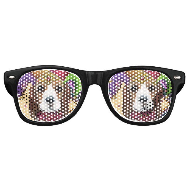GAFAS DE FIESTA RETRO BEAGLE (Anverso)