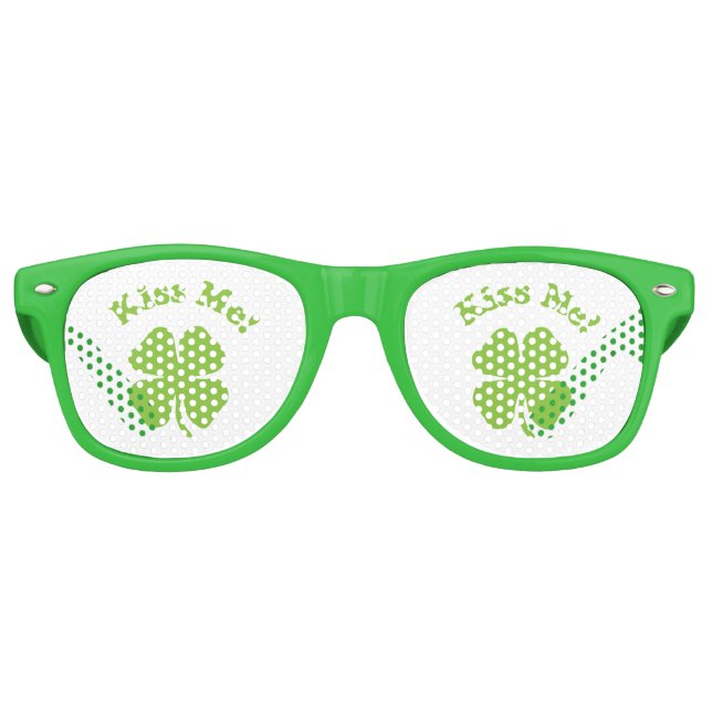 Gafas De Fiesta Retro Bésame Green (Anverso)