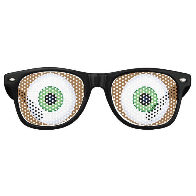 Gafas De Fiesta Retro Big Green Eyeballs (Anverso)