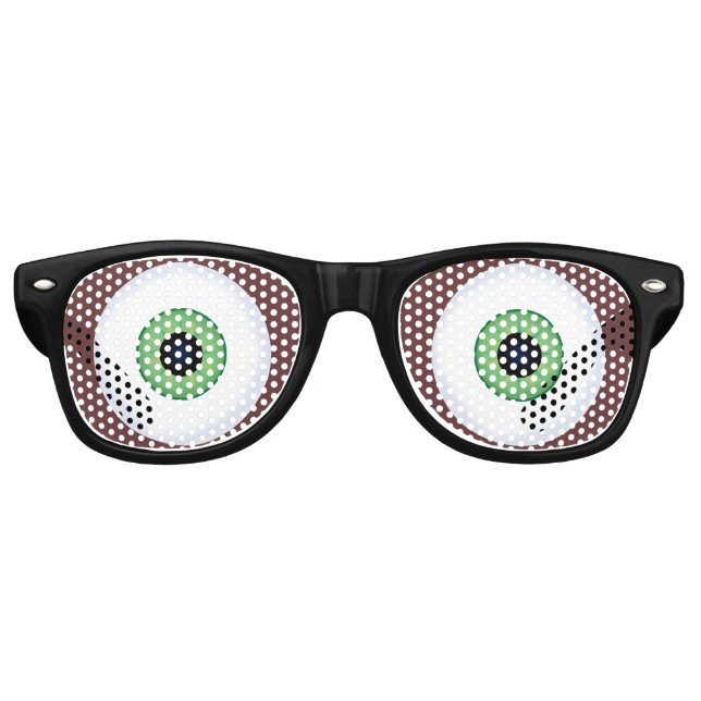 Gafas De Fiesta Retro Big Green Eyeballs (Anverso)