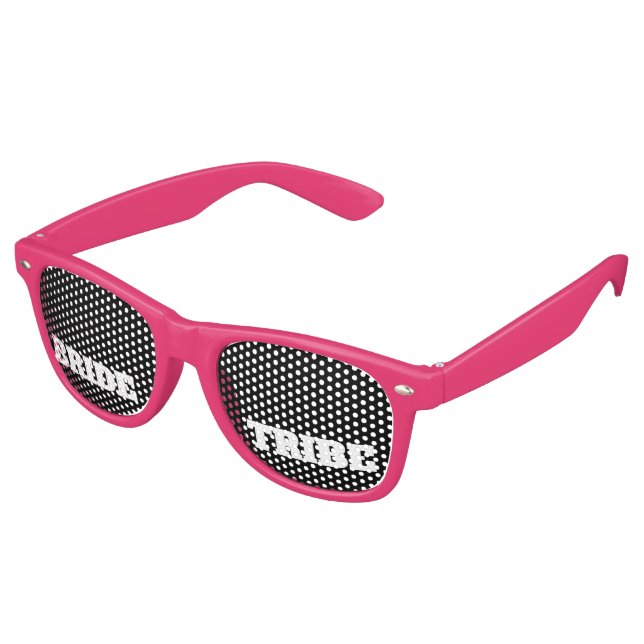 Gafas De Fiesta Retro Boda de la tribu de novias (Ángulo)