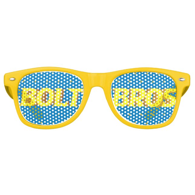 Gafas De Fiesta Retro Bolt Bros Shades 03 (Anverso)