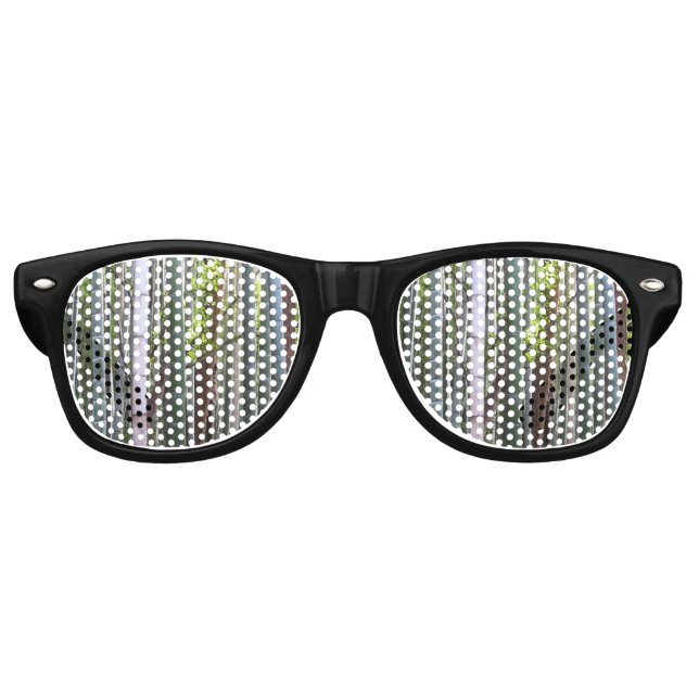 Gafas De Fiesta Retro Bosque japonés gigante de bambú, Sagano, Kioto, Ja (Anverso)