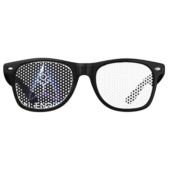 Gafas De Fiesta Retro Botones de Palenpora (Anverso)