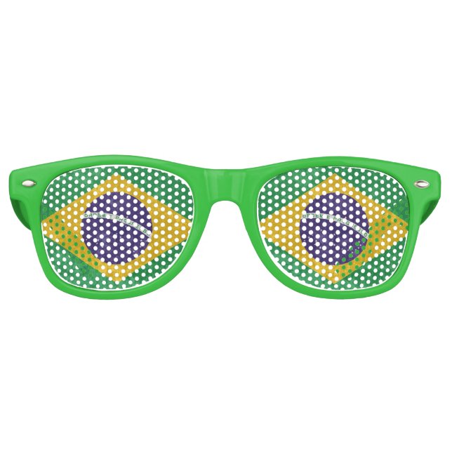 Gafas De Fiesta Retro Brasil (Anverso)