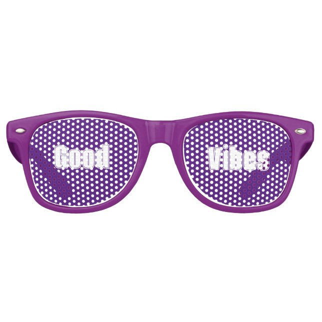 Gafas De Fiesta Retro Buenas Vibes Fiestas Shades (Anverso)