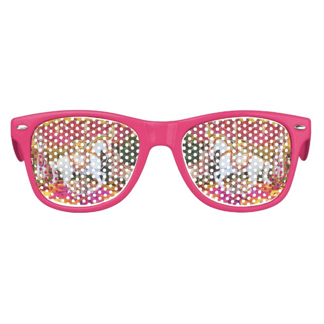 Gafas De Fiesta Retro Caballos de carrusel (Anverso)