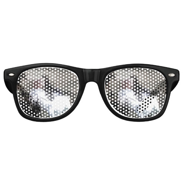 Gafas De Fiesta Retro Caballos salvajes    y libres (Anverso)