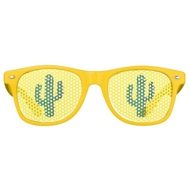 Gafas De Fiesta Retro Cactus Happy Day of the Dead (Anverso)