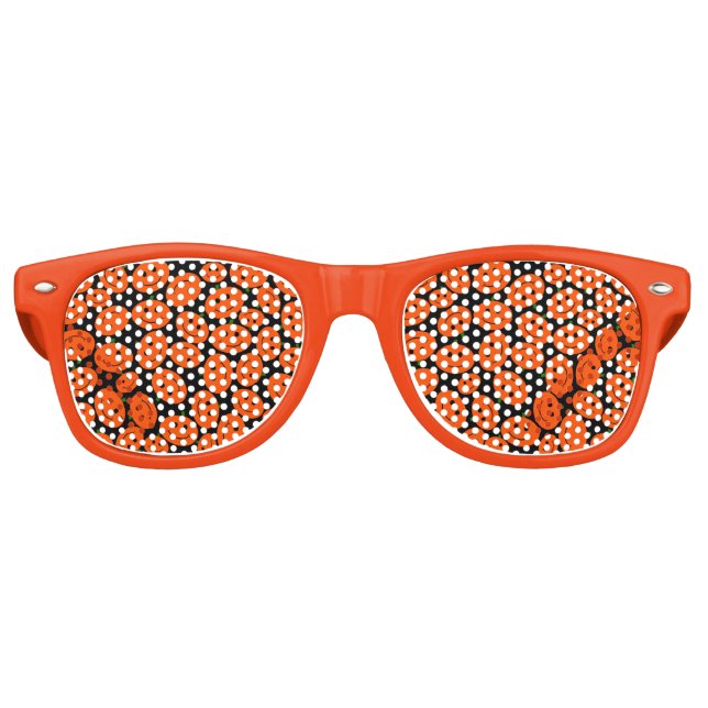 Gafas De Fiesta Retro Calabaza de Halloween (Anverso)