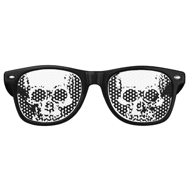 Gafas De Fiesta Retro Calaveras (Anverso)