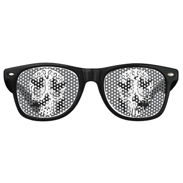 Gafas De Fiesta Retro Calaveras decorativas de Halloween (Anverso)